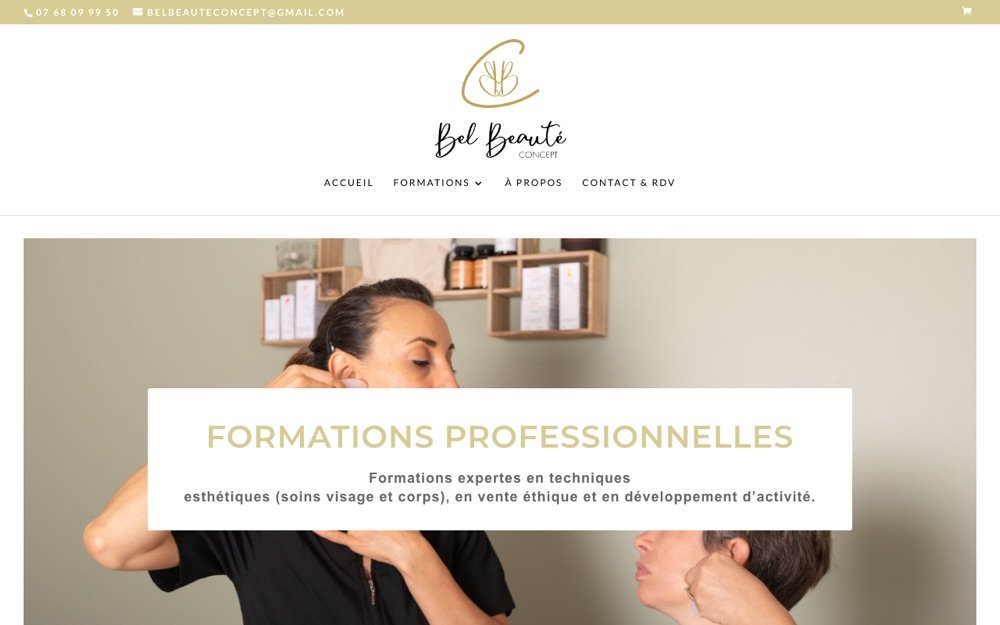 Site Bel Beauté Concept